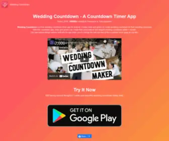 Wedding-Day-Counter.com(Wedding countdown) Screenshot