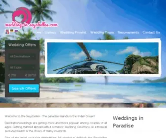 Wedding-IN-Seychelles.com(Best Wedding Organiser in Seychelles) Screenshot