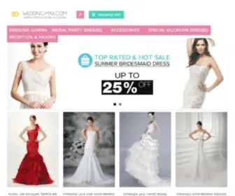 Wedding-Max.com(Wedding dresses) Screenshot