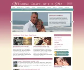 Weddingchapelbythesea.com(Beach Wedding Chapel) Screenshot