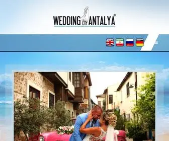 Weddingcityantalya.com(Your wedding in Antalya Turkey will be perfect with a wedding planner in Turkey. Antalya) Screenshot