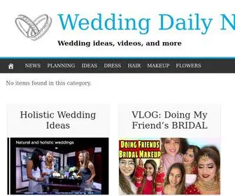 Weddingdailynews.co(Wedding Daily News) Screenshot