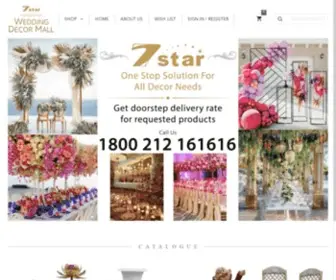 Weddingdecormall.com(Seven star) Screenshot