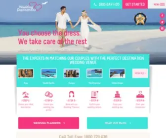 Weddingdestinations.com.au(Destination Wedding Planner based in Australia) Screenshot