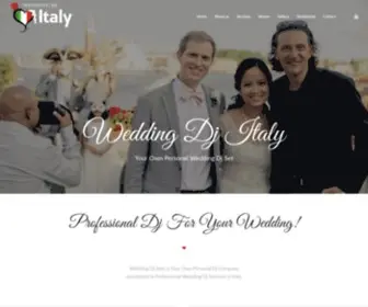 Weddingdjitaly.com(Wedding Dj Italy) Screenshot