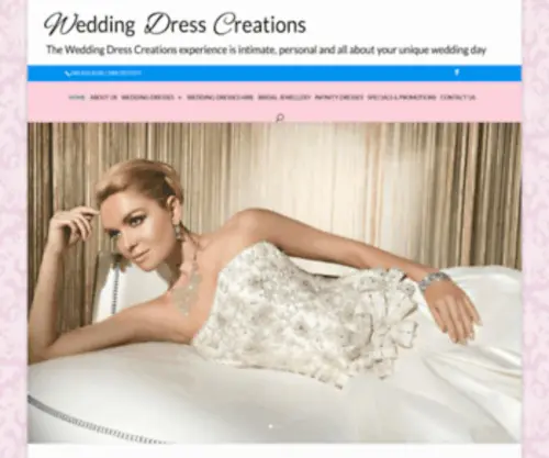 Weddingdresscreations.co.za(Wedding Dress Creations) Screenshot