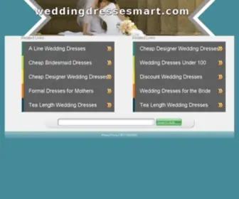 Weddingdressesmart.com(Professional wedding dresses) Screenshot