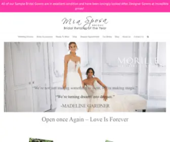 Weddingdressesnewcastle.co.uk(Designer Wedding Dresses & Bridal Gown) Screenshot