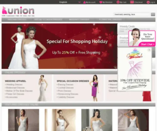 Weddingdressunion.com(Online dress) Screenshot