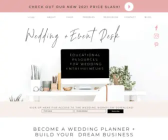 Weddingeventdesk.com(Event Desk) Screenshot