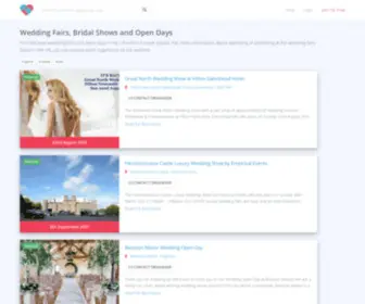 Weddingfairs.com(Wedding Fairs) Screenshot