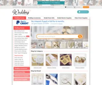 Weddingfavorsunlimited.com(Unique and Personalized Wedding Favor Ideas) Screenshot