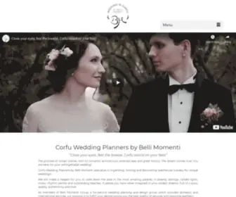 Weddingincorfu.com(Corfu Wedding Planners) Screenshot