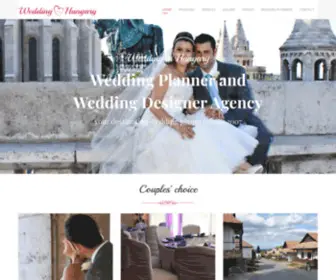 Weddinginhungary.com(Wedding in Hungary) Screenshot