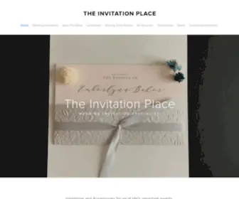 Weddinginvitationplace.com(The Invitation Place) Screenshot