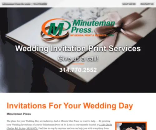 Weddinginvitationprinter.com(Wedding Invitations) Screenshot