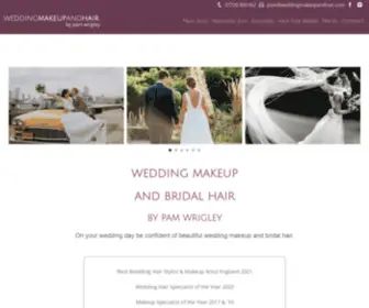 Weddingmakeupandhair.com(Wedding Make up and Bridal Hair London by Pam Wrigley) Screenshot