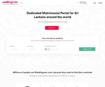 Weddingman.com(Sri Lankan Community Matrimony for Sinhala) Screenshot