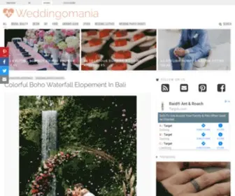 Weddingomania.com(Make your special day better) Screenshot