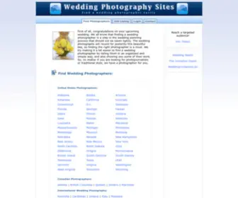 Weddingphotographysites.com(IIS Windows Server) Screenshot