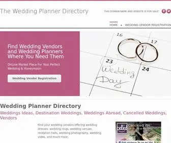 Weddingplannerdirectory.com(The Wedding Planner Directory) Screenshot