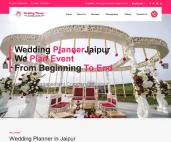 Weddingplannerjaipur.com(Wedding Planner in Jaipur) Screenshot