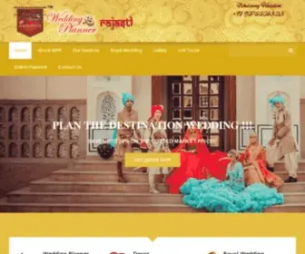 Weddingplannerrajasthan.com(Wedding Planner Rajasthan) Screenshot