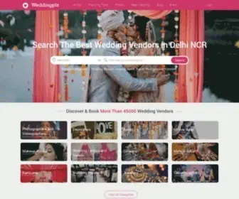 Weddingplz.com(Indian Wedding Website) Screenshot