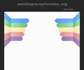 Weddingreceptionidea.org(Wedding reception) Screenshot