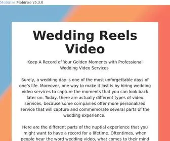 Weddingreelsvideo.com(Weddingreelsvideo) Screenshot