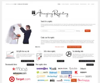 Weddingregistry.org(Wedding Registry) Screenshot