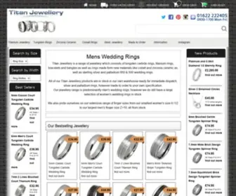 Weddingrings-UK.com(Mens Wedding Rings in Titanium) Screenshot