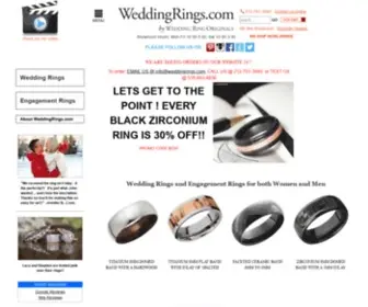 Weddingrings.com(Wedding Rings and Engagement Rings for men and women in New York) Screenshot