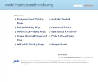 Weddingringsandbands.org(Wedding Rings) Screenshot