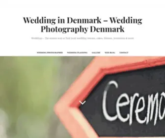 Weddings-Denmark.com(Weddings Denmark) Screenshot