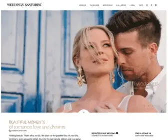 Weddings-IN-Santorini.com(Santorini Weddings) Screenshot