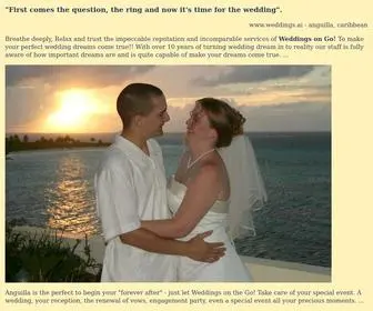 Weddings.ai(Tropical Paradise Weddings in Anguilla) Screenshot