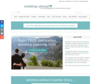 Weddingsabroadguide.com(Weddings Abroad Guide) Screenshot