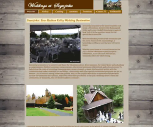 WeddingsatsoyuzivKa.com(Have the upstate wedding of your dreams at this historic Shawangunk estate with old) Screenshot