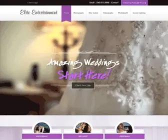 Weddingsbyelite.com(Detroit Wedding DJ & Wedding Photographer) Screenshot