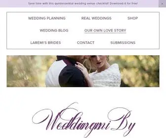 Weddingsbylaremi.com(Inspiration and Advice to Plan the Perfect Wedding) Screenshot