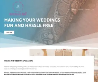 Weddingsbyrani.com(Making your weddings Beautiful and Hassle) Screenshot