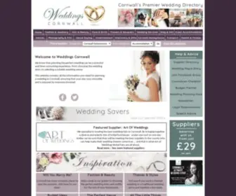 Weddingscornwall.co.uk(Weddings Cornwall) Screenshot