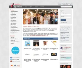 Weddingsparklers.com(Wedding Sparklers) Screenshot