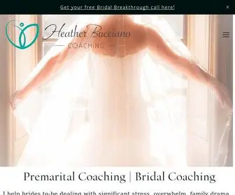 Weddingstresscoach.com(Heather Bucciano) Screenshot