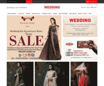 Weddingsurat.com(Buy Indian Sarees Online Shopping UK) Screenshot