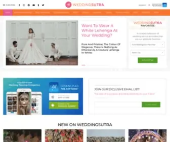 Weddingsutra.com(Indian Weddings) Screenshot
