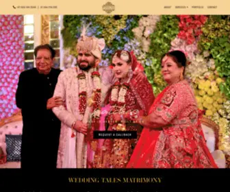 Weddingtalesmatrimony.com(Trusted Matchmaking Services in India) Screenshot