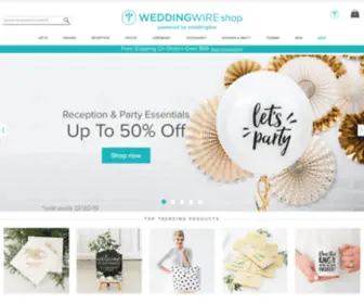 Weddingwireshop.com(Wedding Party Gifts) Screenshot