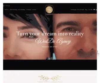 Weddo.Agency(Wedding Planner Agency) Screenshot